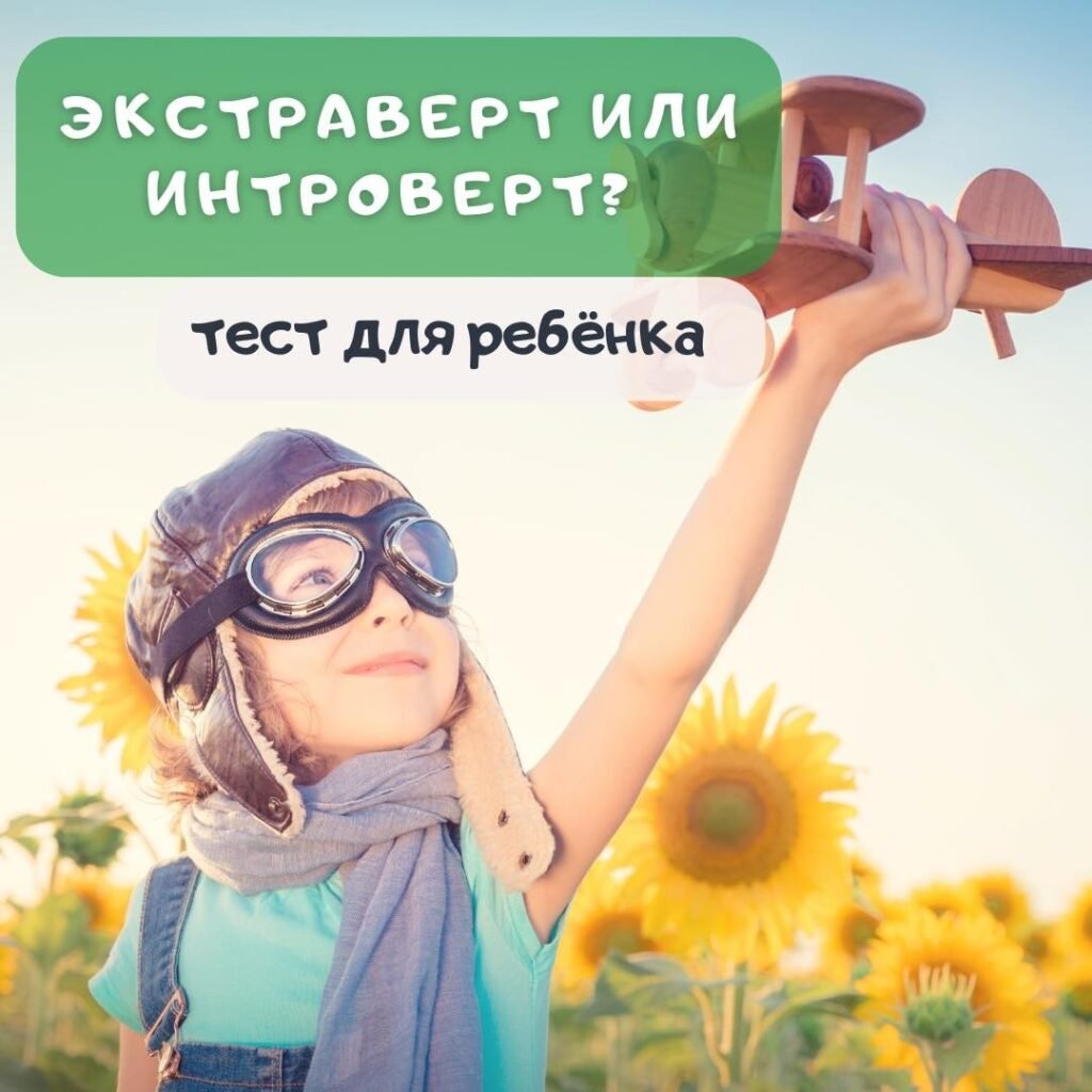 Тест для ребенка на темперамент Ваш ребенок интроверт или экстраверт